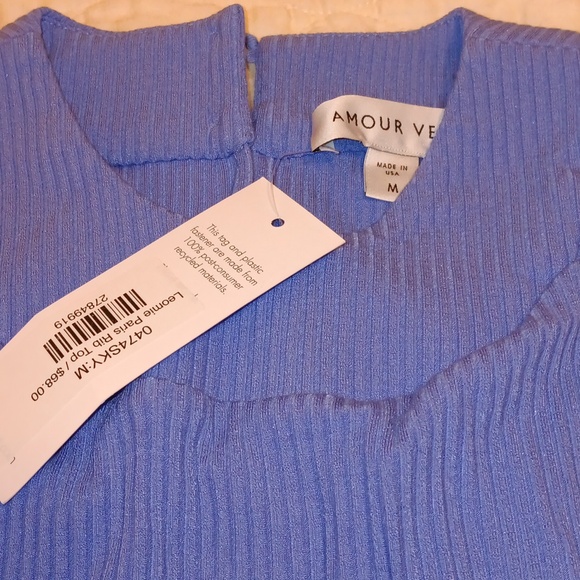 Amour Vert Leomie Paris Rib Tank NWT - Picture 4 of 5